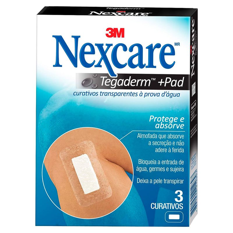 Curativo-Nexcare-Tegaderm-Pad-Com-3-Unidades