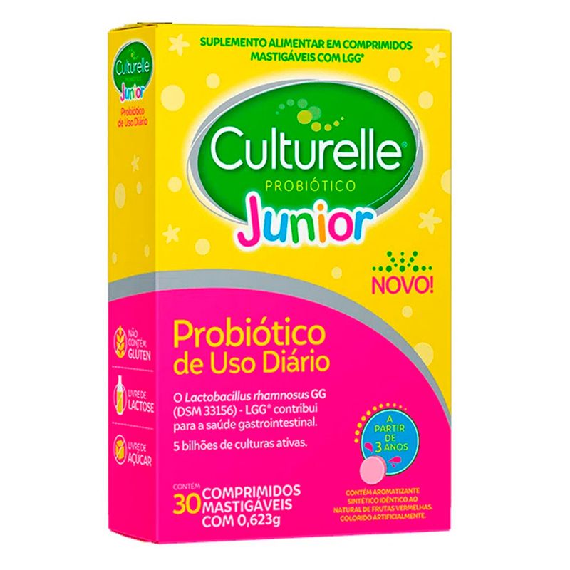 Culturelle-Probiotico-Junior-Cellera-Com-30-Comprimidos-Mastigaveis