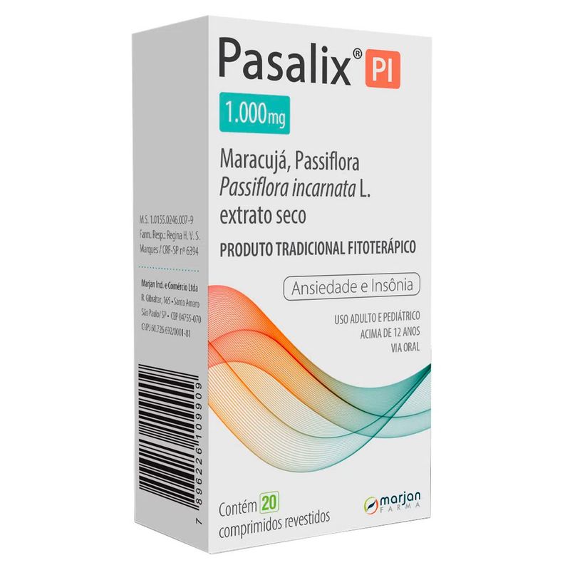 Pasalix-PI-Marjan-1000mg-Com-20-Comprimidos-Revestidos