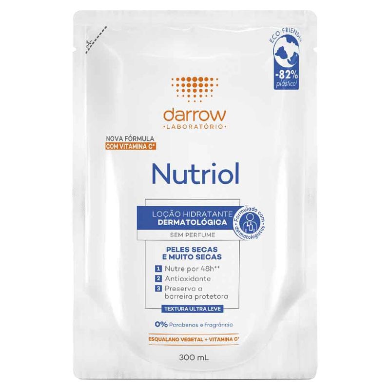 Hidratante-Corporal-Darrow-Nutriol-Sem-Perfume-Refil-300ml