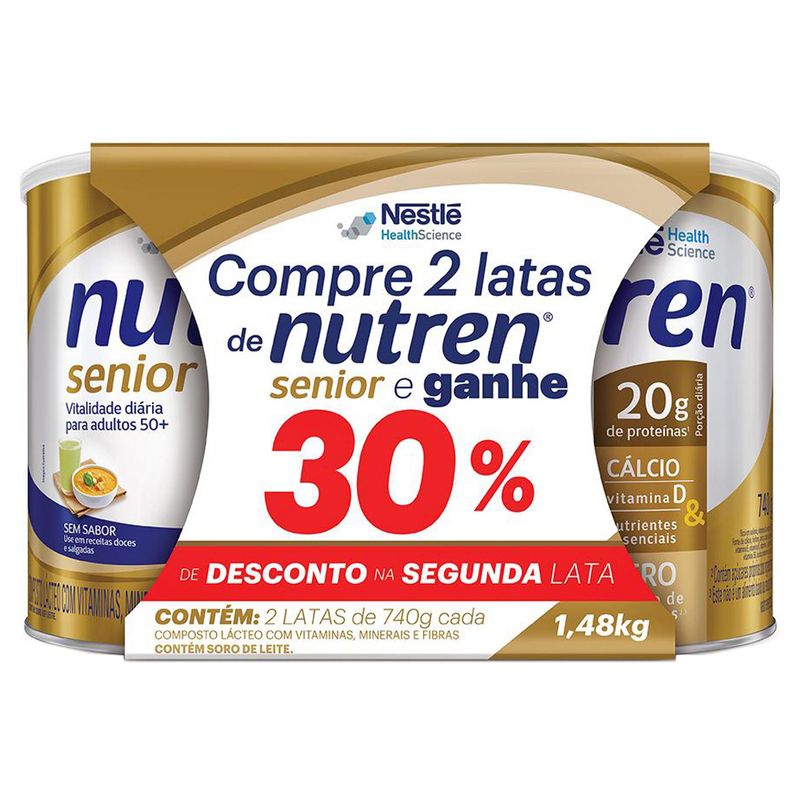 Suplemento-Alimentar-Nutren-Senior-Sem-Sabor-740g-Com-2-Unidades