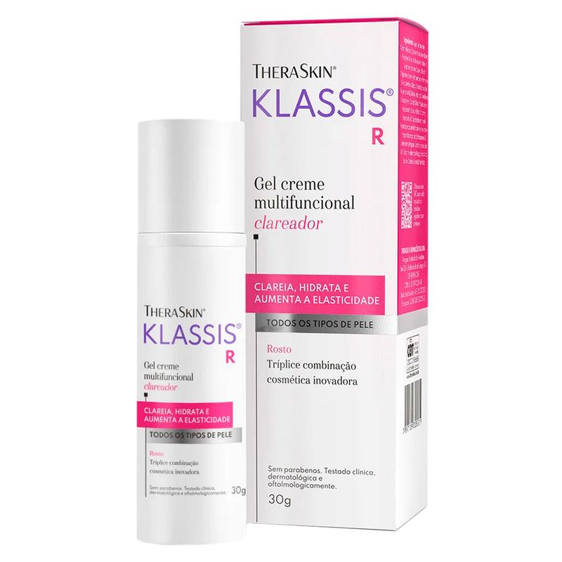 Gel-Facial-Theraskin-Klassis-R-Clareador-Multifuncional-30g