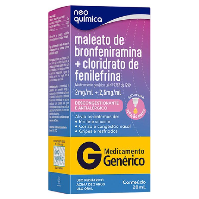 Maleato-de-Bronfeniramina-Cloridrato-de-Fenilefrina-Neo-Quimica-20ml