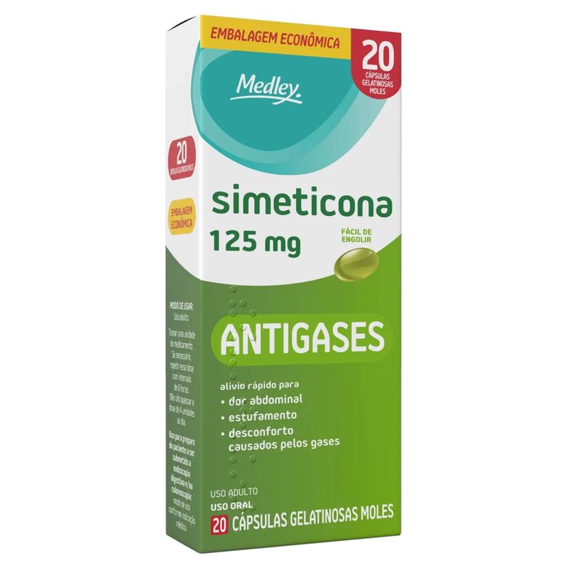 Simeticona-Medley-125mg-Com-20-Capsulas
