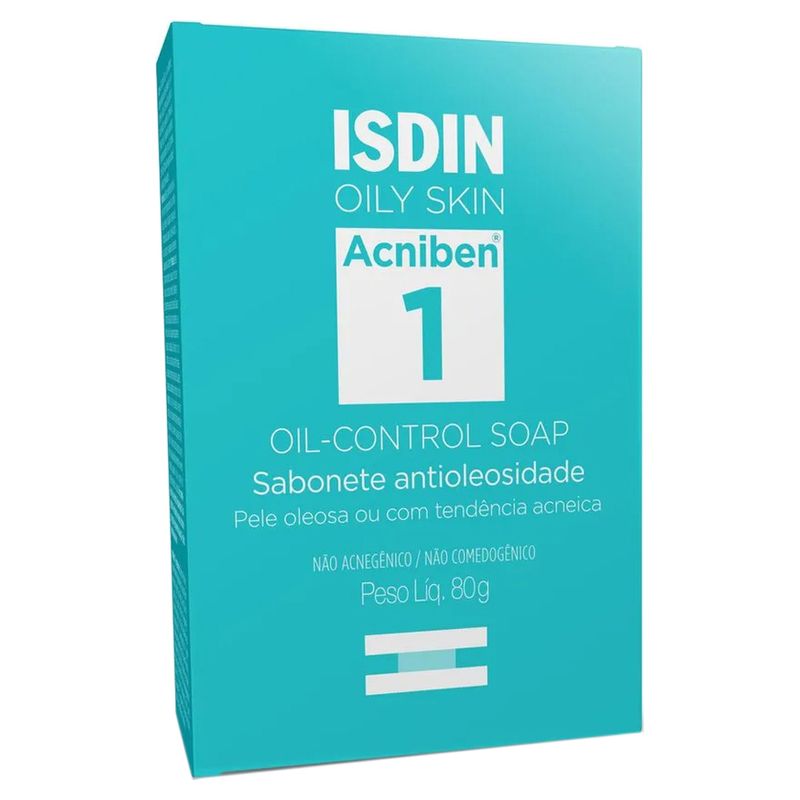 Sabonete-Facial-em-Barra-Isdin-Only-Skin-Acniben-1-Antioleosidade-80g