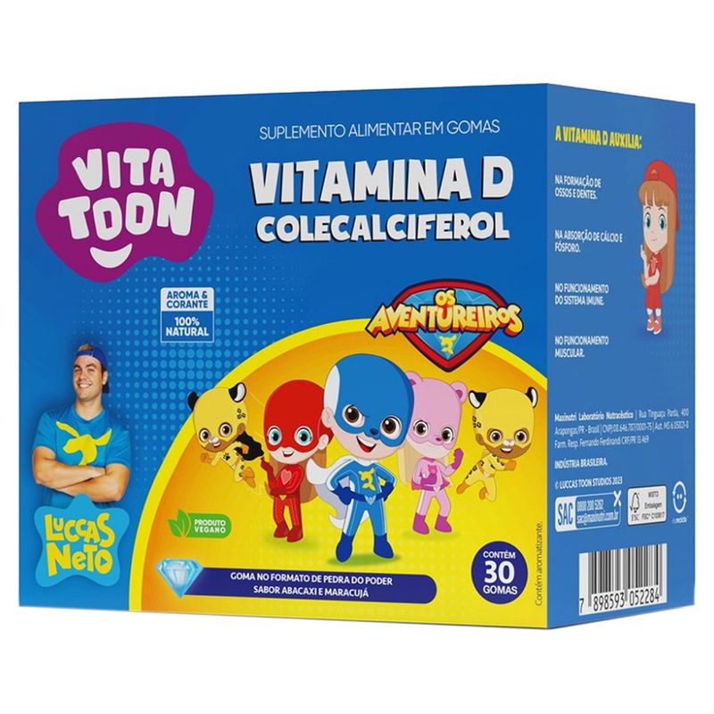 VitaToon-Maxinutri-Vitamina-D-Sabor-Abacaxi-e-Maracuja-Com-30-Gomas