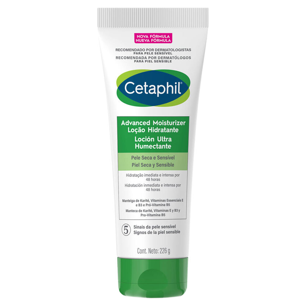 Hidratante Dermatológico Cetaphil Advanced Moisturizer Pele Seca e