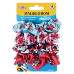 Elastico-para-Cabelo-Infantil-Marco-Boni-Disney-Minnie-Scrunchies-Com-4-Unidades