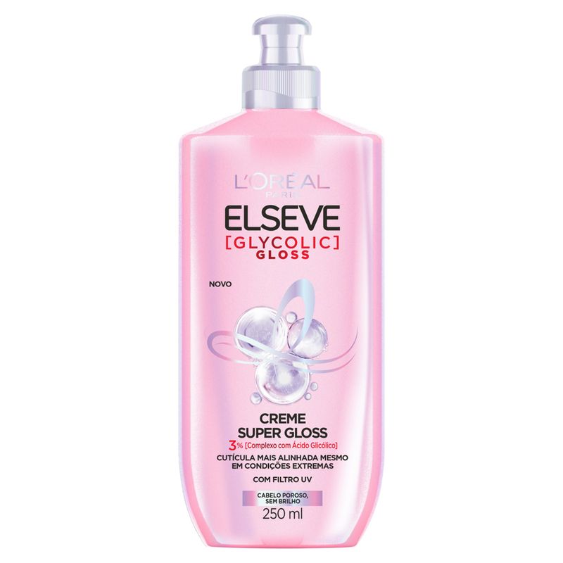 Creme-para-Pentear-Elseve-Glycolic-Gloss-Super-Gloss-250ml