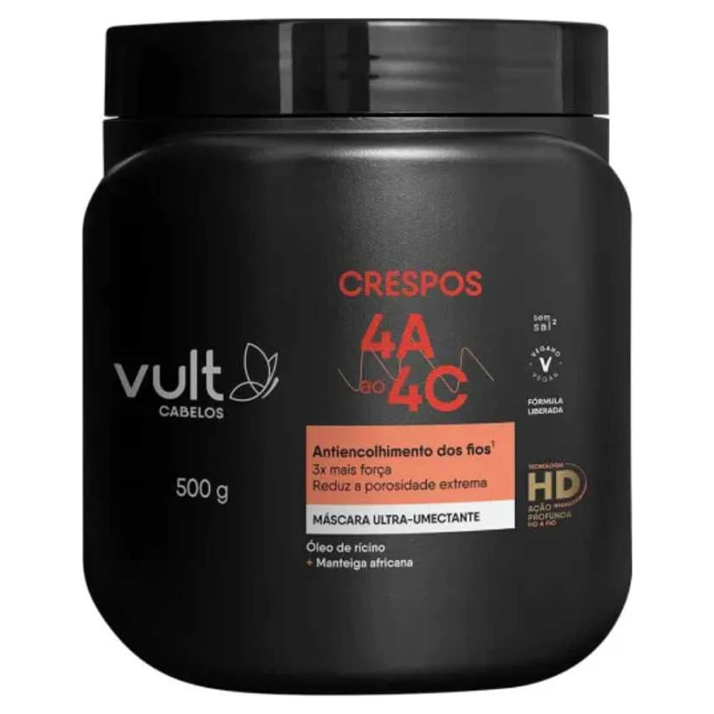 Creme para Tratamento Vult Crespos 4A ao 4C 500g - Coop Drogaria