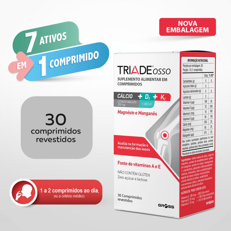 vitamina-triade-mais-osso-gross-com-30-comprimidos