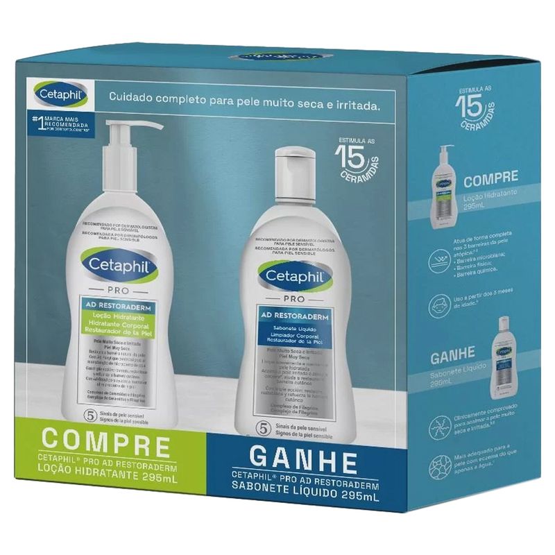 Kit-Cetaphil-Pro-Ad-Restoraderm-Hidratante-Corporal-295ml-Gratis-Sabonete-Liquido-295ml