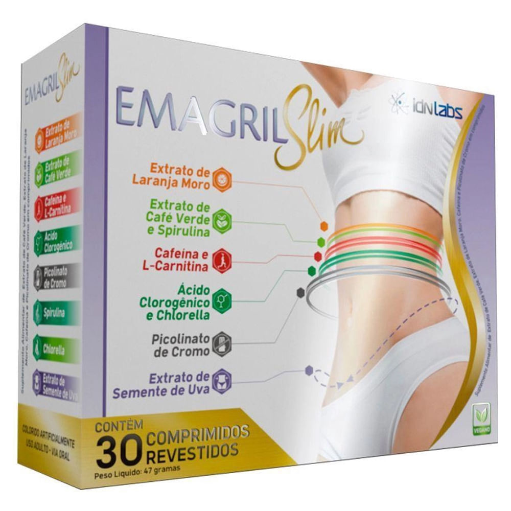 Emagril Slim IDN Labs | 30Comp - Coop Drogaria