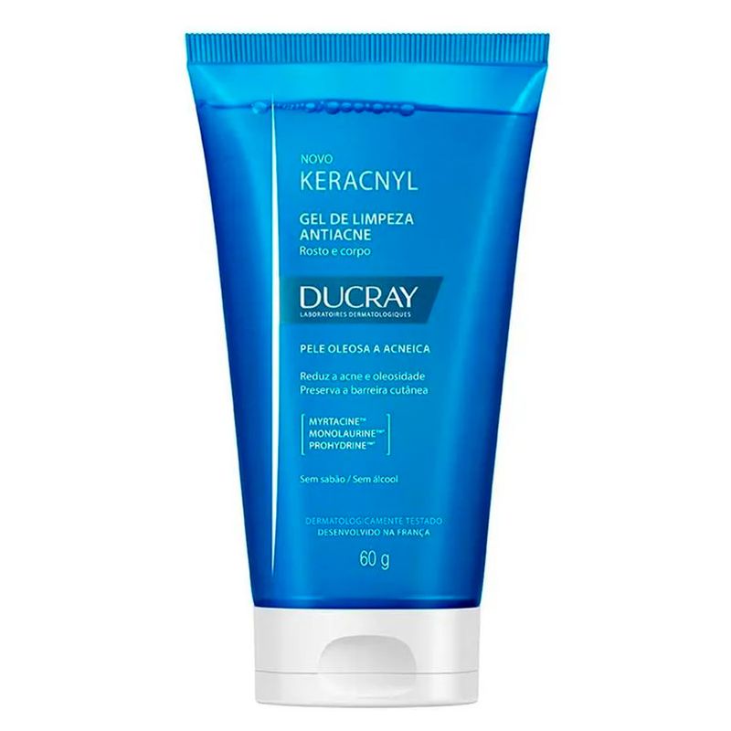 Gel-de-Limpeza-Facial-Ducray-Keracnyl-Antiacne-60g