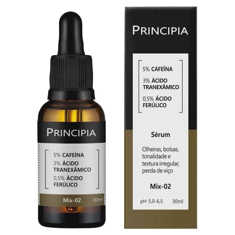 Sérum Principia Mix-02 5%Cafeína 3%Tranexâ 0,5%Ferúlico 30ml