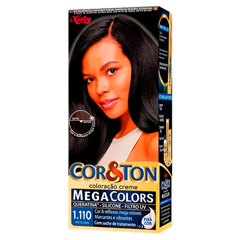 Kit-Tintura-Niely-CorTon-Mega-Colors-1-110-Preto-onix