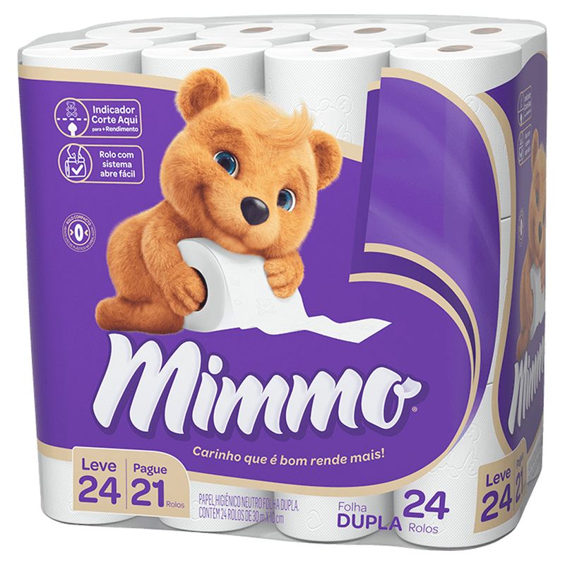Papel-Higienico-Mimmo-Folha-Dupla-Neutro-30M-Leve-24-Pague-21-Rolos