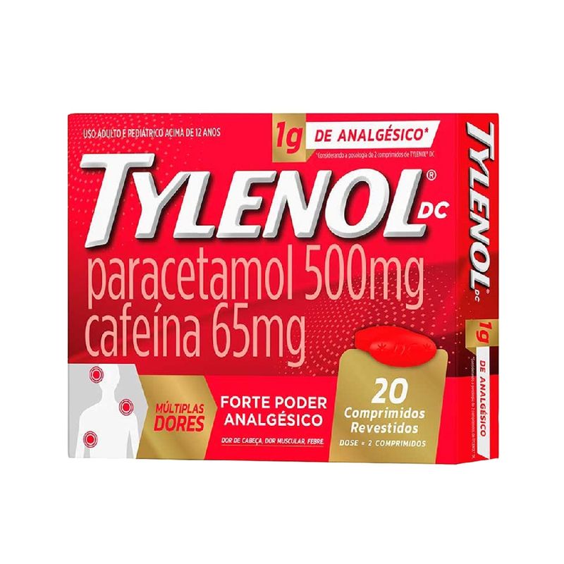 Tylenol-DC-Multiplas-Dores-Johnsons-1g-Com-20-Comprimidos