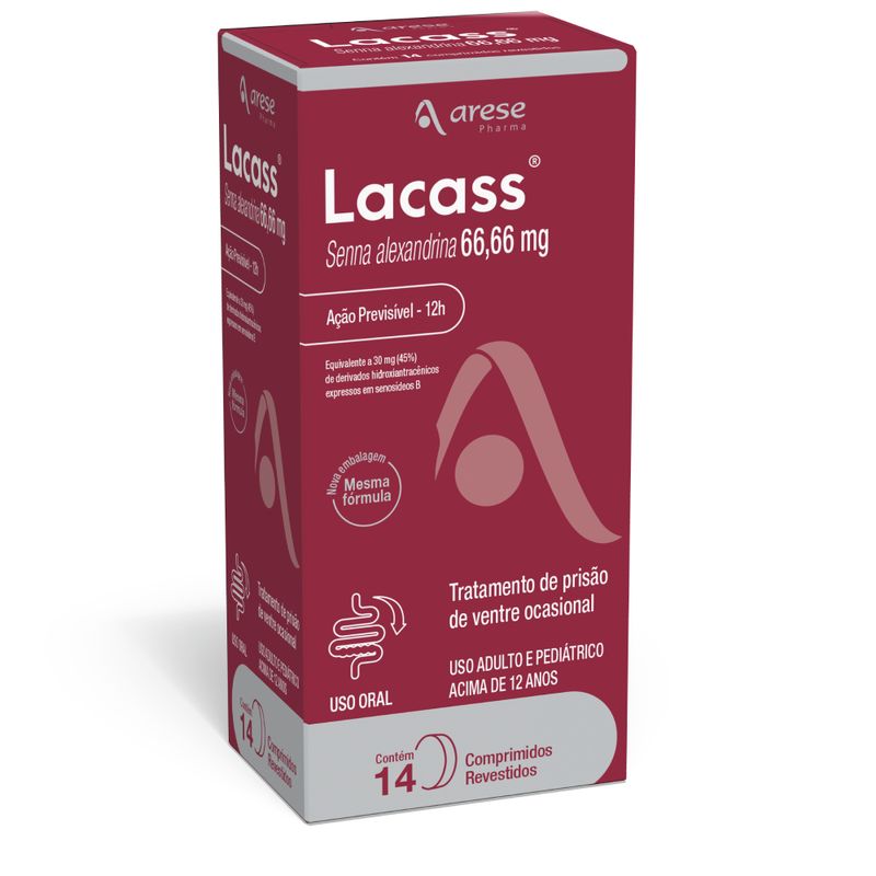 Regulador-Intestinal-Lacass-Arese-6666mg-Com-14-Comprimidos