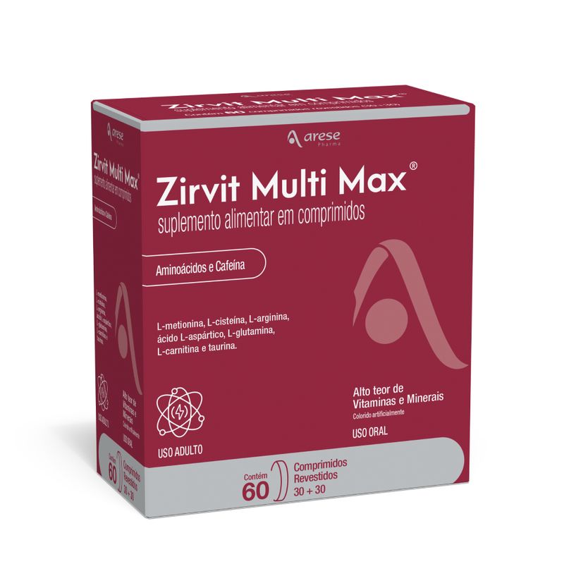 Zirvit-Multi-Max-Arese-Com-60-Comprimidos