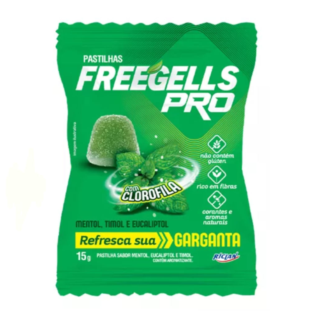 Pastilha Pro Eucalipto Freegells 15g - Coop Drogaria