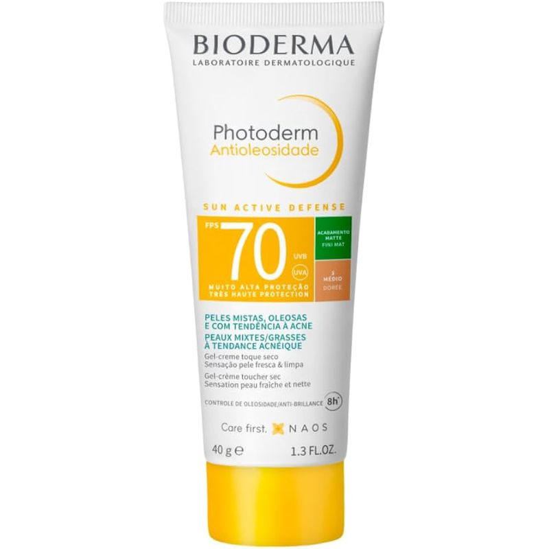 Protetor-Solar-Facial-Antioliosidade-FPS70-Bioderma-Photoderm-Medio-40g