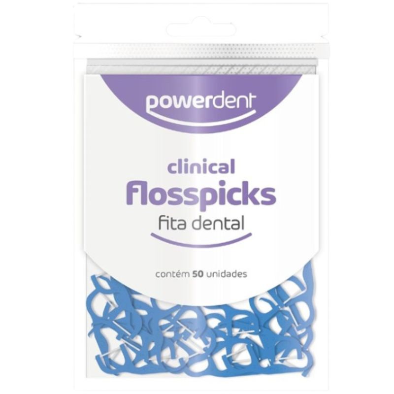 Fita-Dental-Floss-Picks-Powerdent-50-Unidades