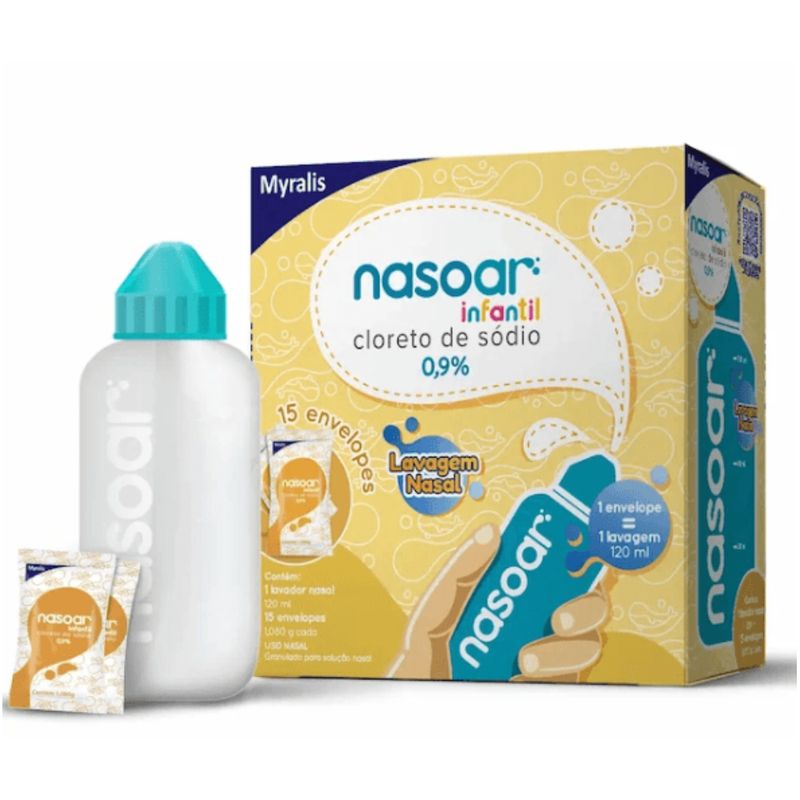 Nasoar-Infantil-Solucao-Nasal-15-envelopes--Lavador-Nasal