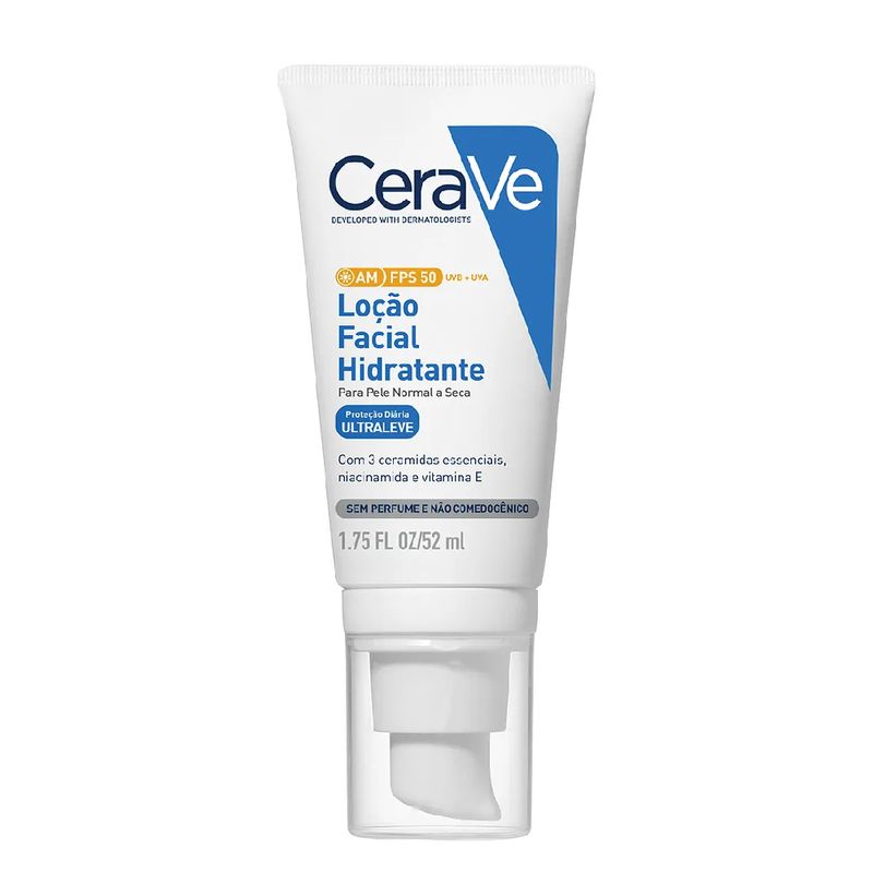 Loçao Hidratante Facial Am Fps50 52Ml Cerave - Coop Drogaria