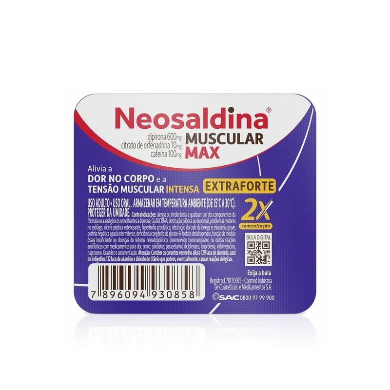 Neosaldina-Muscular-Max-4-Comprimidos