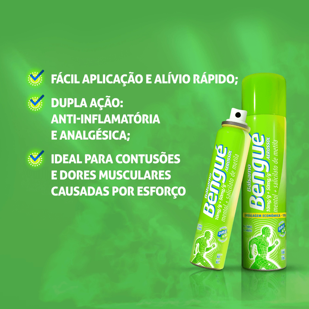 Bálsamo Bengué Aerosol 60g - Coop Drogaria