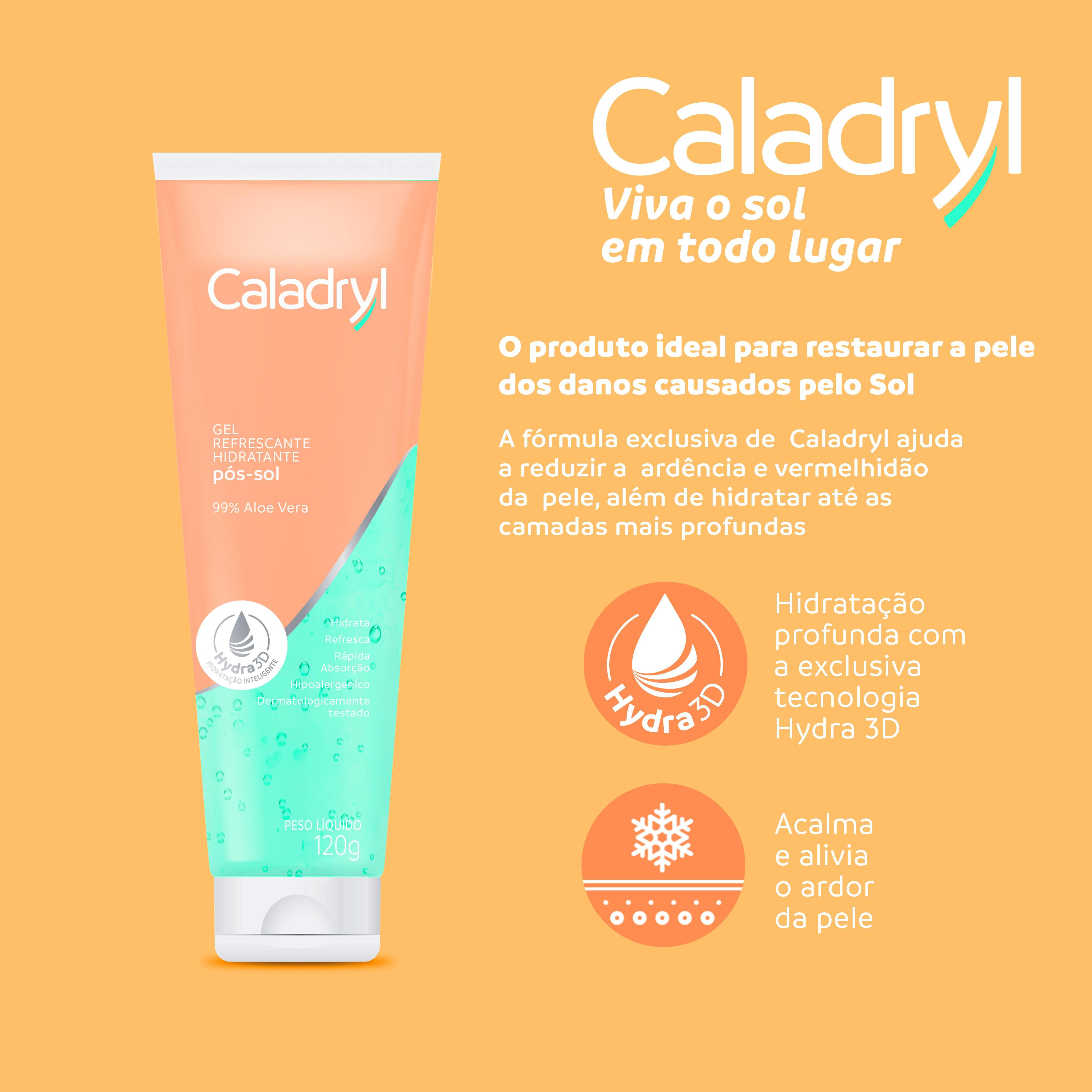 Caladryl Pós Sol Gel Refrescante 120g - Coop Drogaria