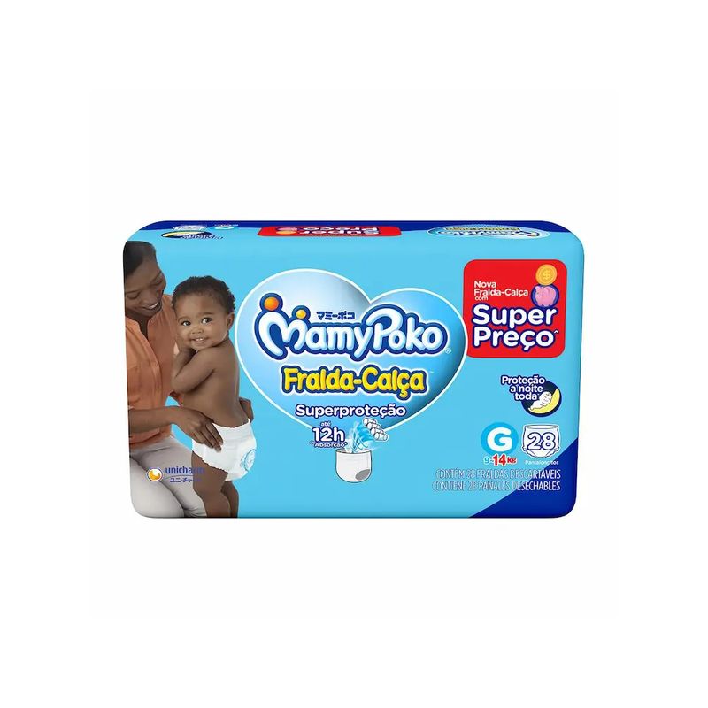 Fralda-Calca-Super-Protecao-Mamypoko-G-Com-28-Unidades