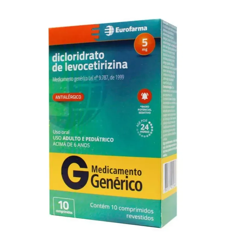 Diclofenaco-Levocetirizina-Generico-Eurofarma-5mg--Com-10-Comprimidos