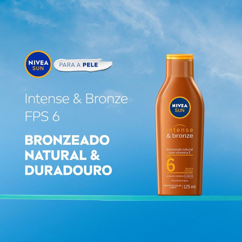 Bronzeador Nivea Sun Intense & Bronze FPS6 125ml - Coop Drogaria