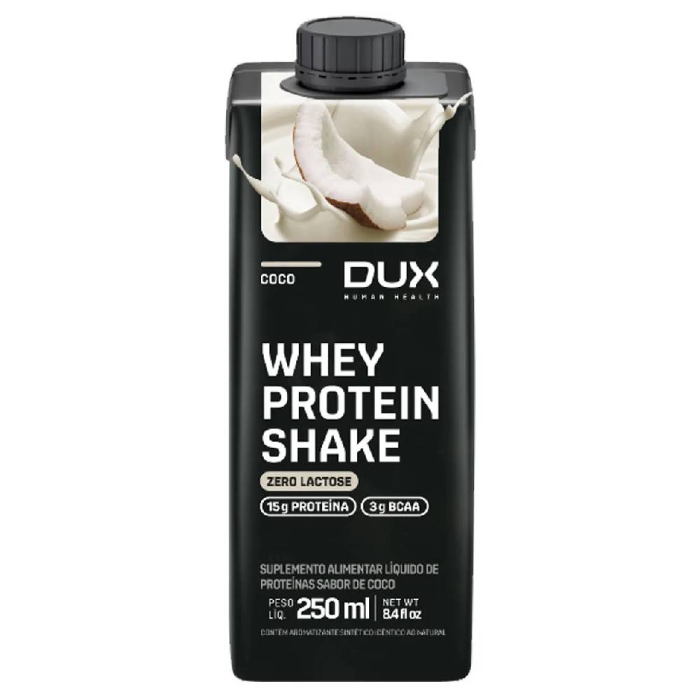 Whey Protein Shake Zero Lactose Coco Dux 250Ml - Coop Drogaria