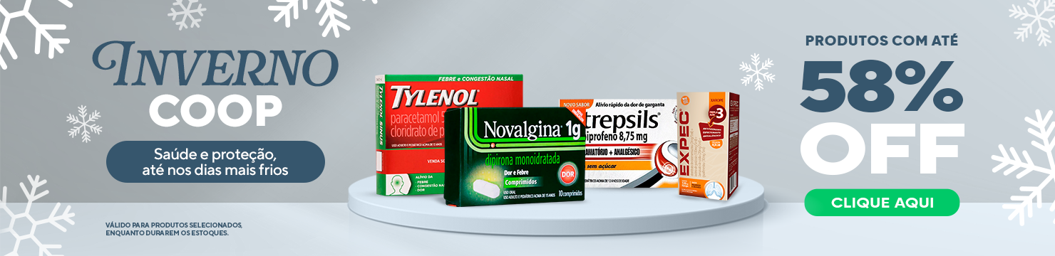 Inverno Coop Promoção 58%OFF
