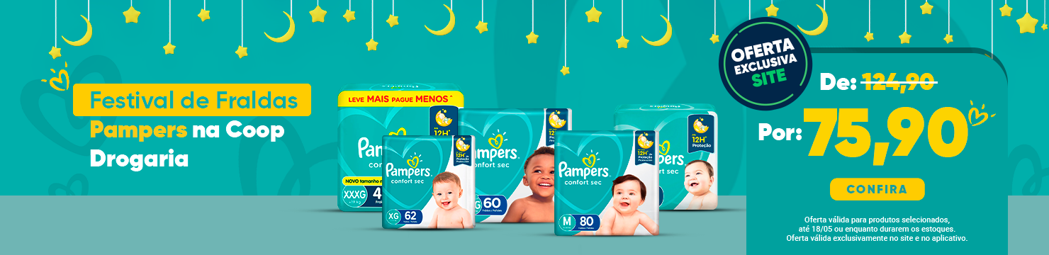 Oferta Exclusiva Fralda Pampers