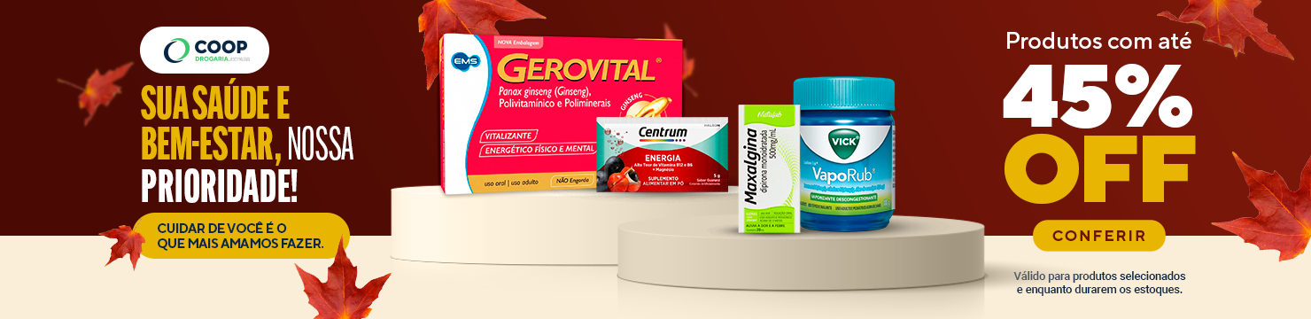 Saúde e Bem Estar Desconto Promoção Outono