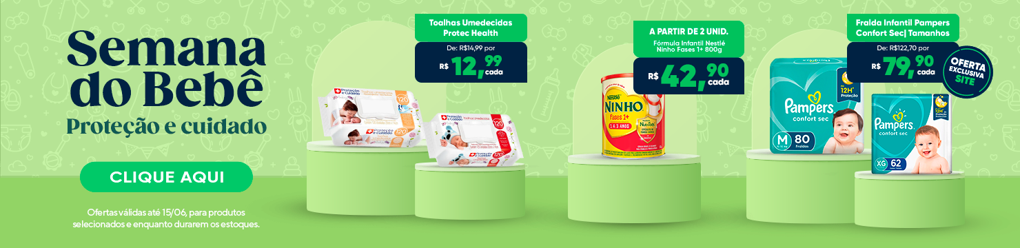 Semana do Bebê Coop Drogaria